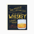 Whiskey Birthday Card