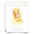 Fowl Language Birthday Card