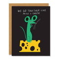 Mice & Cheese Greeting Card