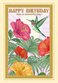 Hummingbird Birthday Card