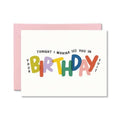 Birthday Suit Card
