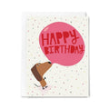 Dachshund Bubble Gum Birthday Card