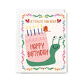 Better Late Than Never Snail Birthday Card